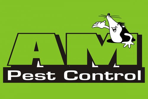 graphic logo of AM Pest Control